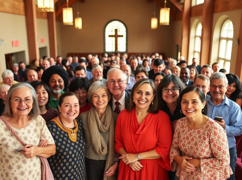 Bibleway Transition Church congregation gathered together
